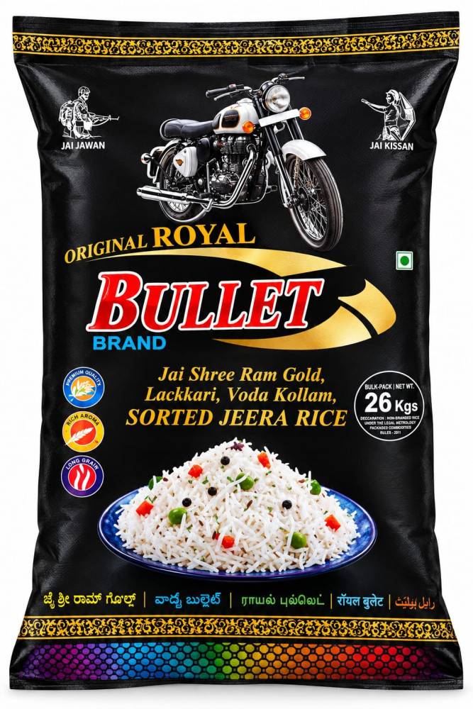 Original Royal Bullet Steam Rice 26Kg