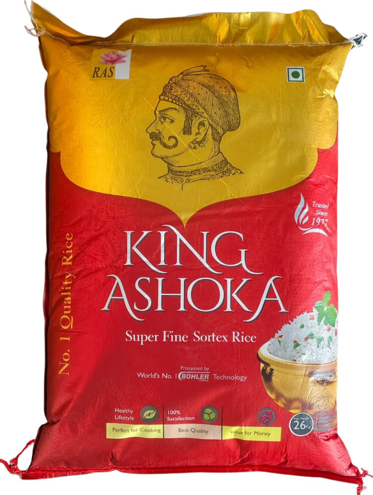 King Ashoka Sona Steam Rice 26Kg