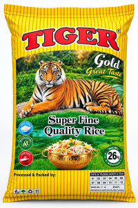 Tiger Gold Sona Boiled Rice 26Kg