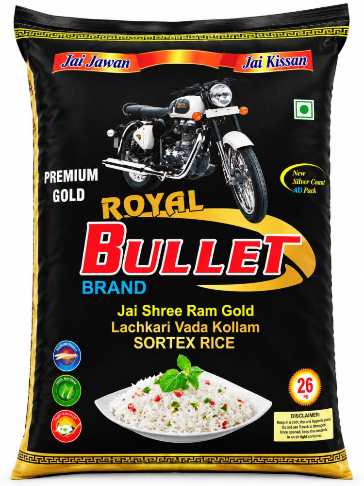 Royal Bullet Sona Steam Rice 26Kg