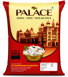 Palace Brand RNR Kolam Steam Rice 26Kg
