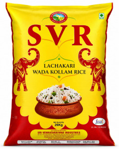 SVR Brand RNR Kolam Steam Rice 26Kg